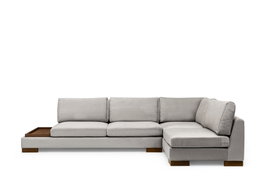 Atelier Del Sofa Tulip Corner Right Without Pouf - Gris Claro